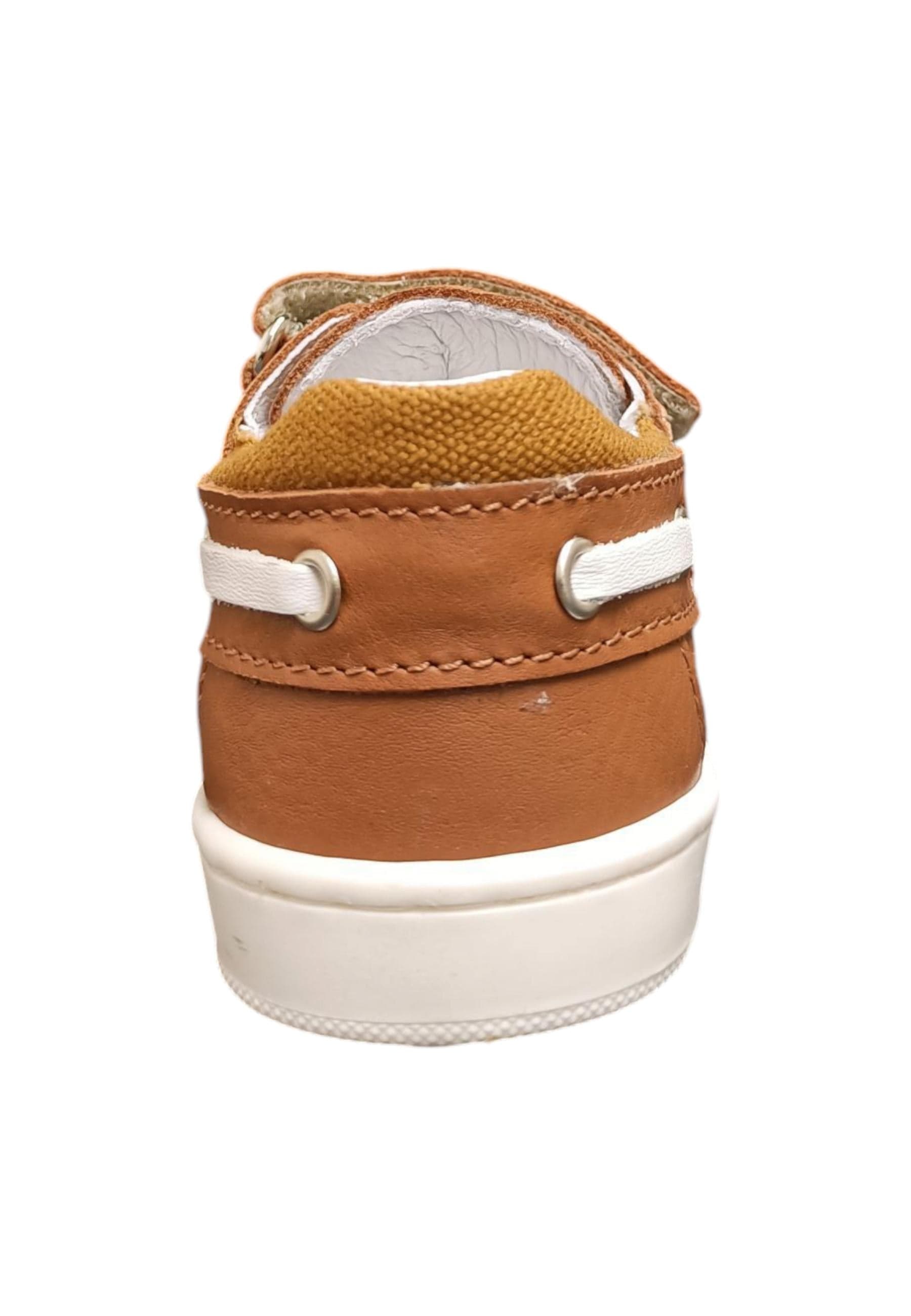 Mocassino primi passi Balducci Cita marrone bianco pelle velcro anatomico in Loafer e mocassini Scarpetteria Gica - Trani, commercioVirtuoso.it
