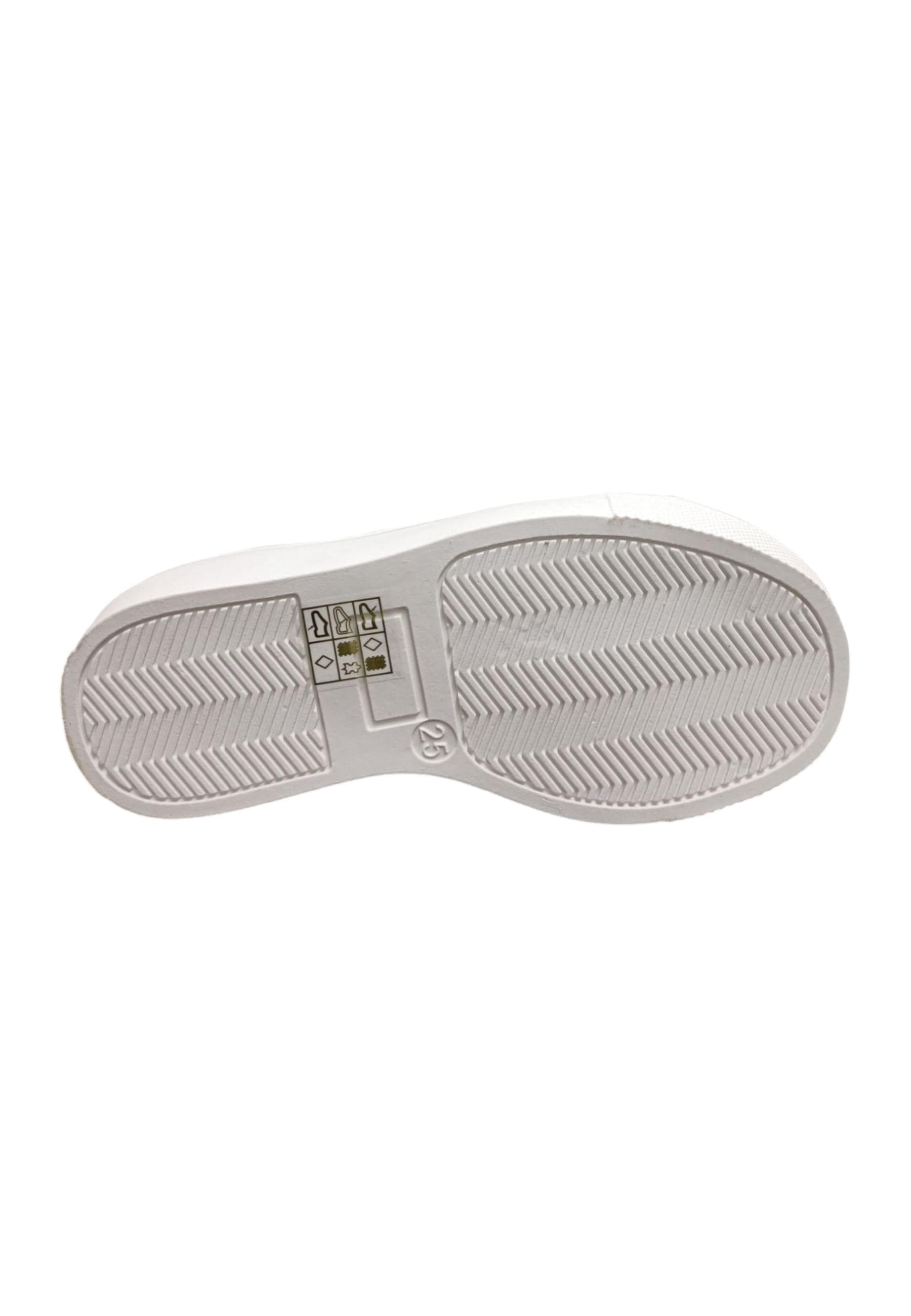 Scarpe sneakers Bambine e ragazze ferrè BUTTER  bianco laccio e zip laterale in Sneaker casual Scarpetteria Gica - Trani, commercioVirtuoso.it