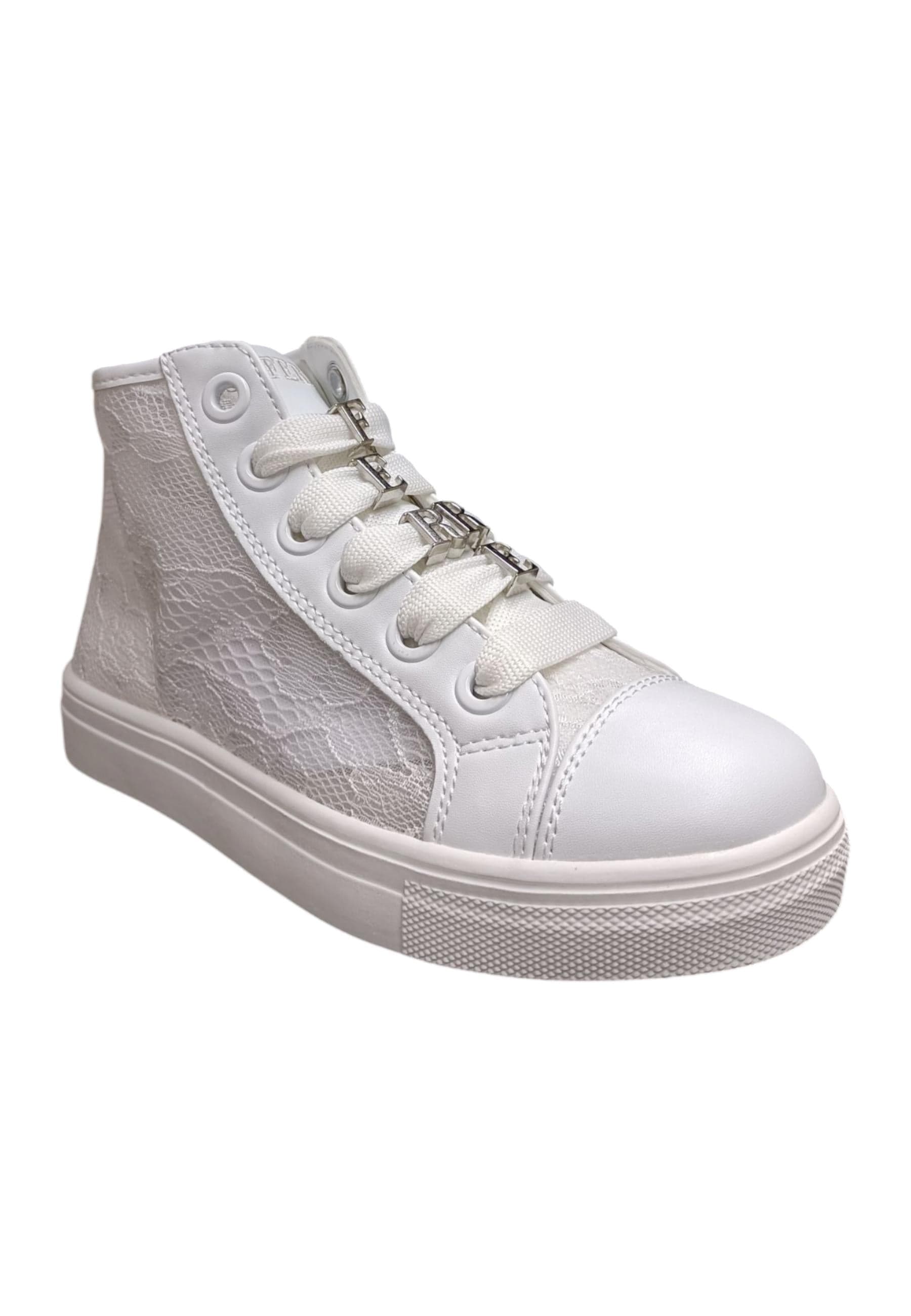 Scarpe sneakers Bambine e ragazze ferrè BUTTER  bianco laccio e zip laterale in Sneaker casual Scarpetteria Gica - Trani, commercioVirtuoso.it