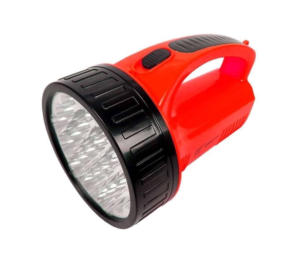 TORCIA A 19 LED LAMPADA RICARICABILE POTENTE LUCE LLUMUNA POTENTE FINO 500 - 2