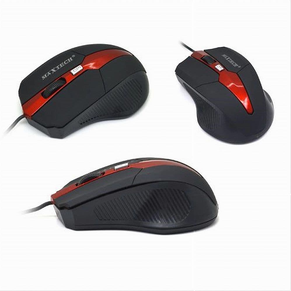 MOUSE USB 2.0 OTTICO CON FILO PER COMPUTER NOTEBOOK PC PORTATILE NEW MAXTECH M-Z002 - 4