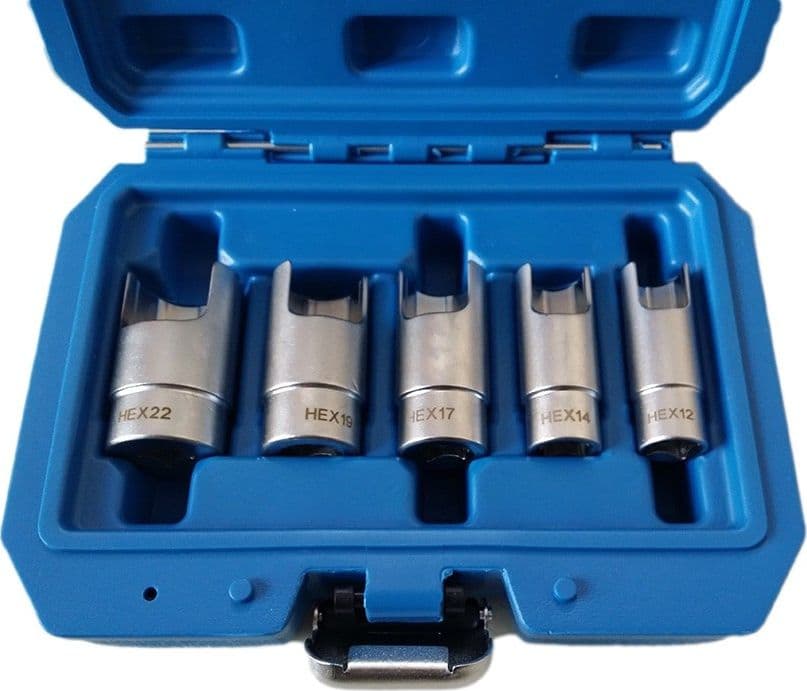 KIT 5 CHIAVI A BUSSOLA PER COLLEGAMENTI ELETTRICI INIETTORI SCALANATE HEX 12-22 - 4