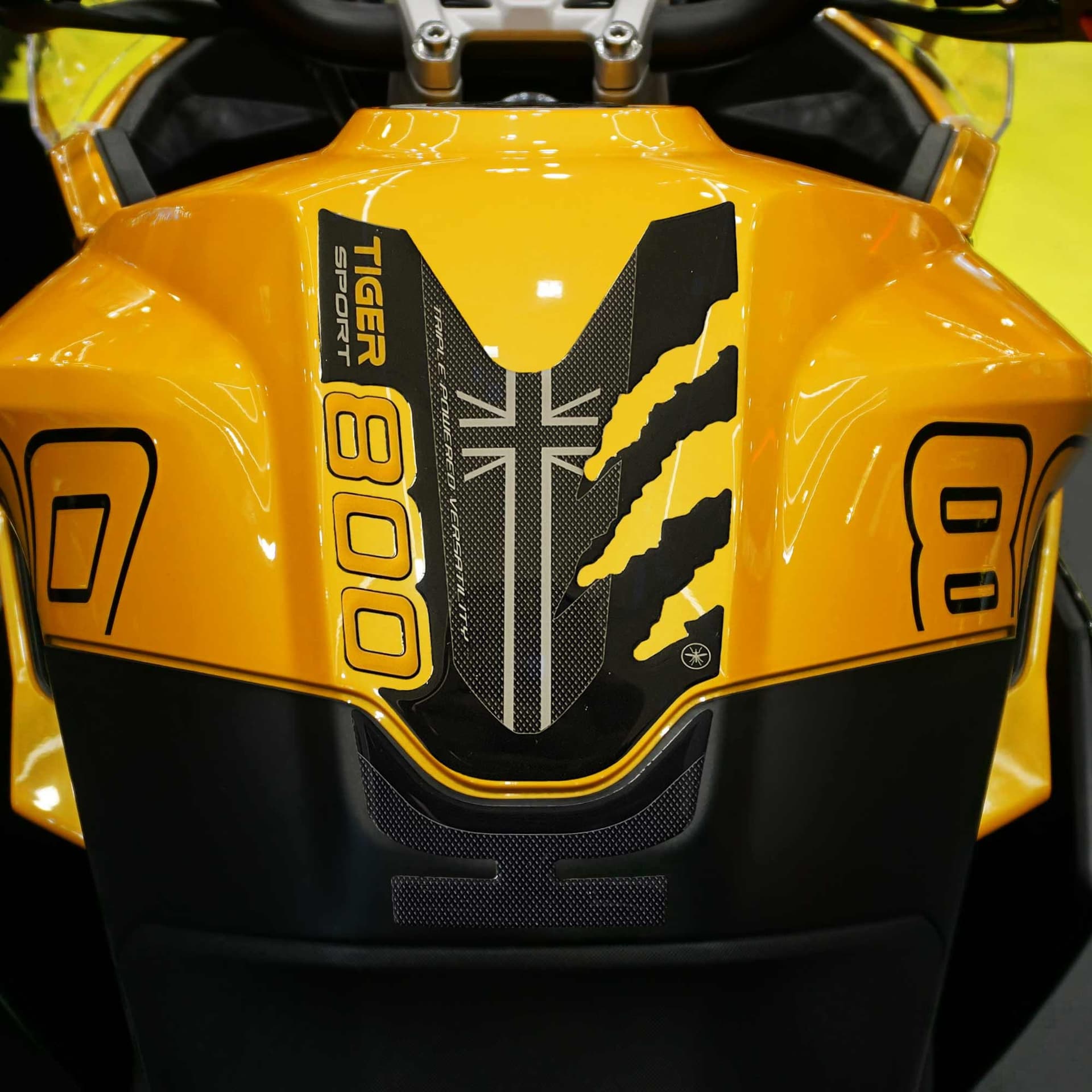 Paraserbatoio Protezione Adesivo 3D compatibile con Triumph Tiger 800 Sport 2025 - 25