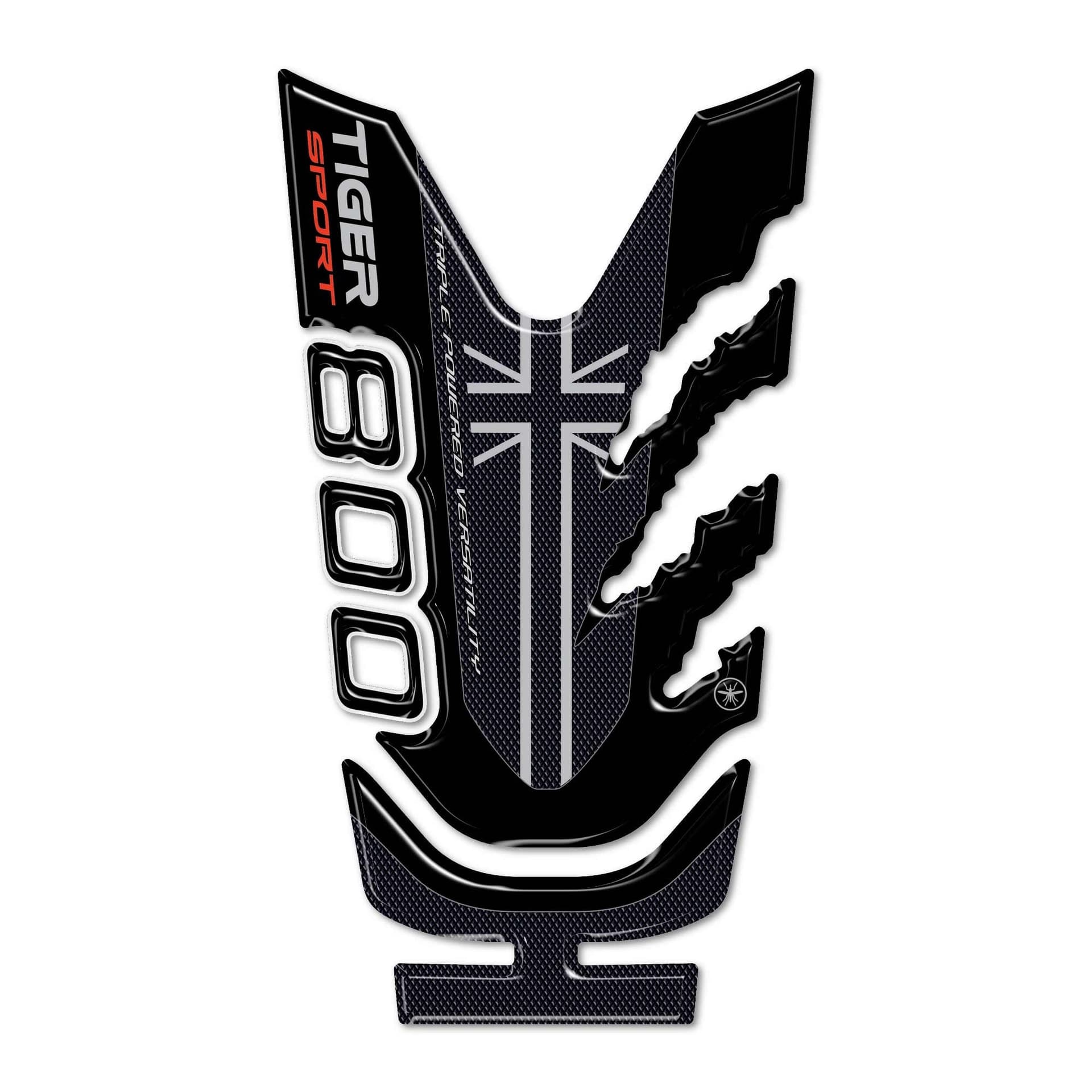 Paraserbatoio Protezione Adesivo 3D compatibile con Triumph Tiger 800 Sport 2025 - 14