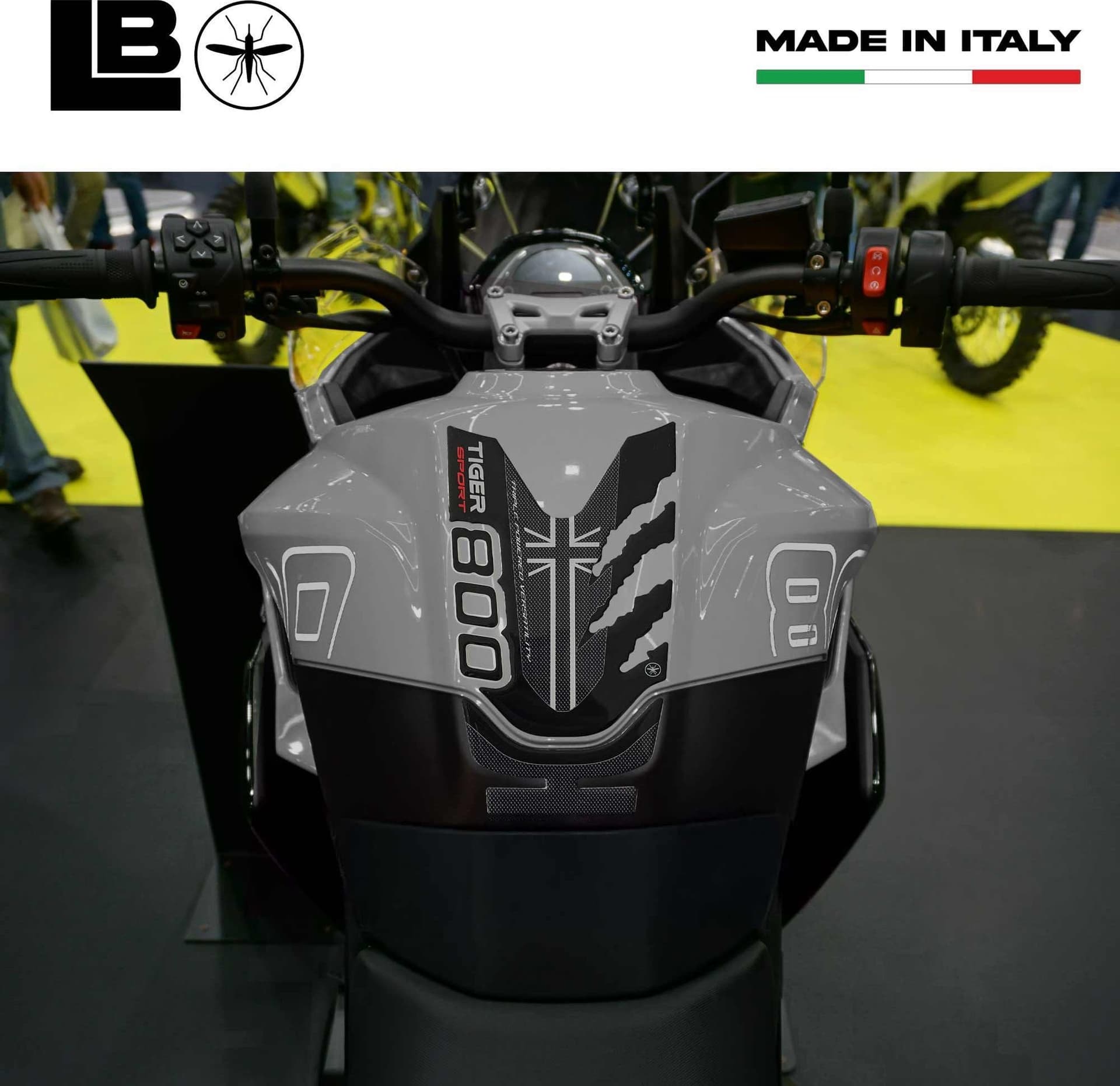 Paraserbatoio Protezione Adesivo 3D compatibile con Triumph Tiger 800 Sport 2025 - 15