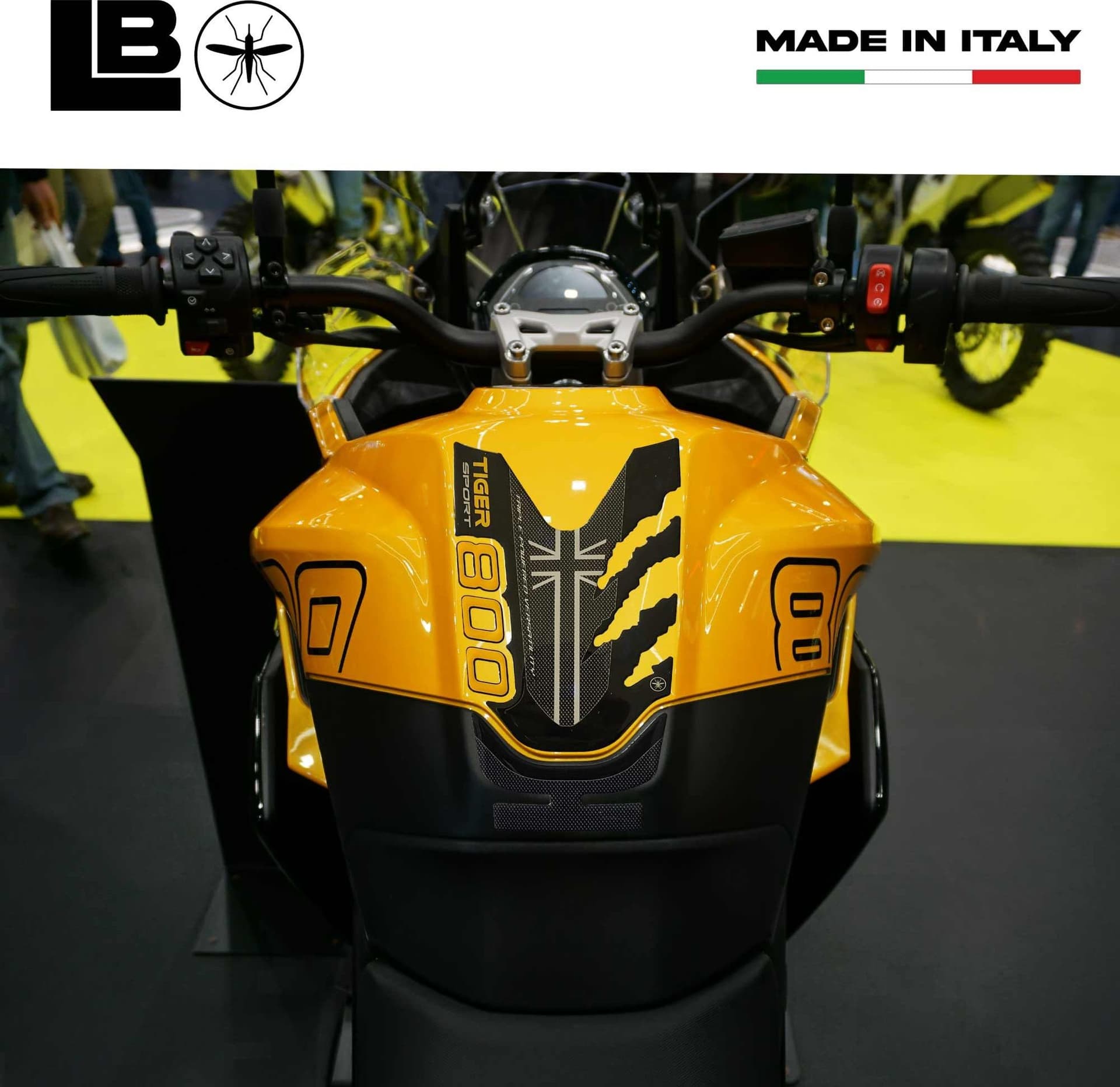 Paraserbatoio Protezione Adesivo 3D compatibile con Triumph Tiger 800 Sport 2025 - 21