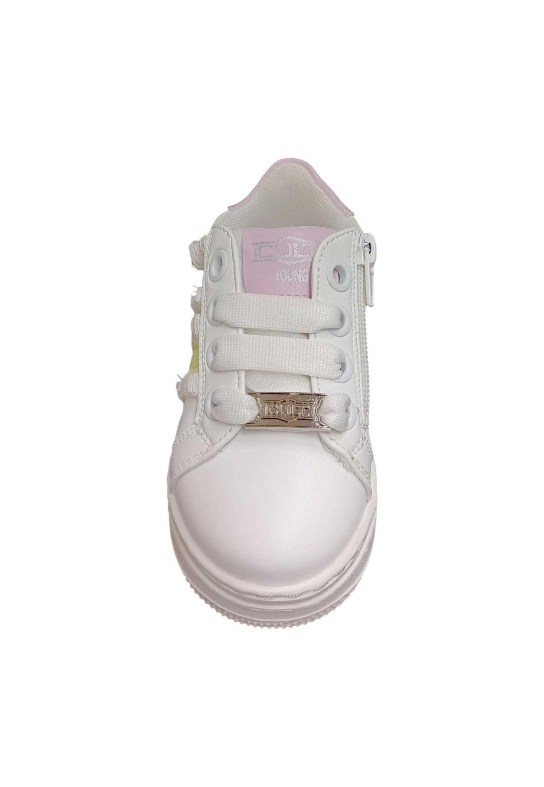 Scarpe sneakers Bambine e ragazze cult william  bianco-giallo-verde-rosa laccio in Sneaker casual Scarpetteria Gica - Trani, commercioVirtuoso.it