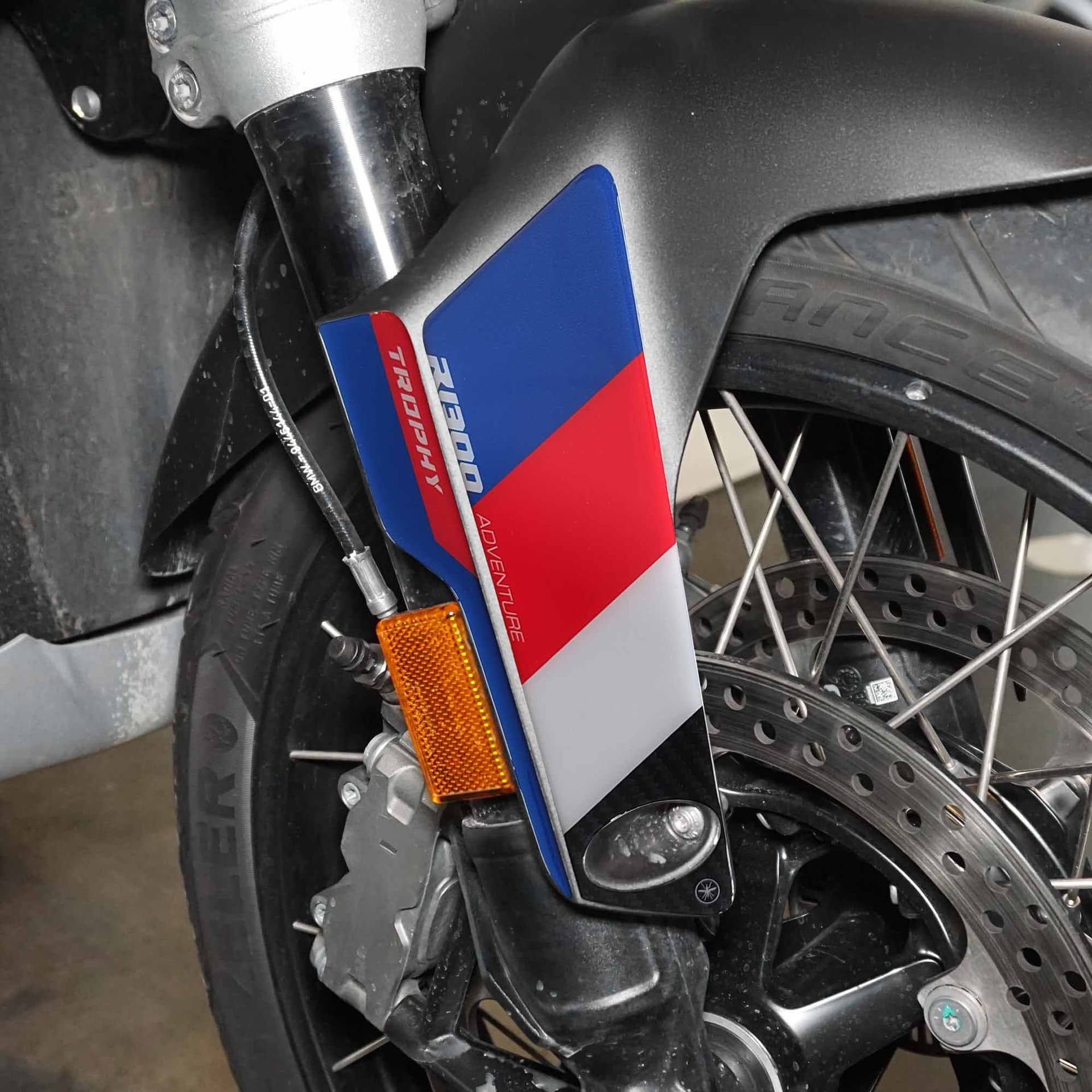 Adesivi 3D Protezioni Parasteli Parafango compatibili con BMW R1300GS Adventure - 22