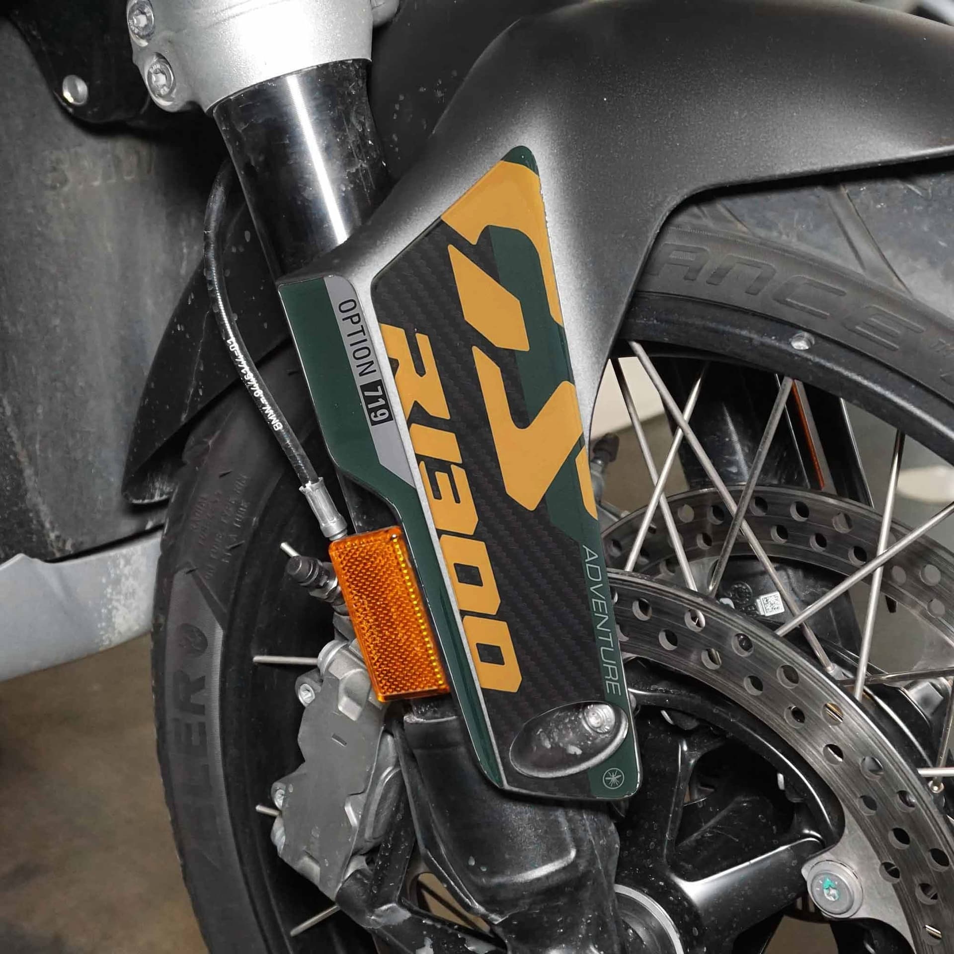 Adesivi 3D Protezioni Parasteli Parafango compatibili con BMW R1300GS Adventure - 16