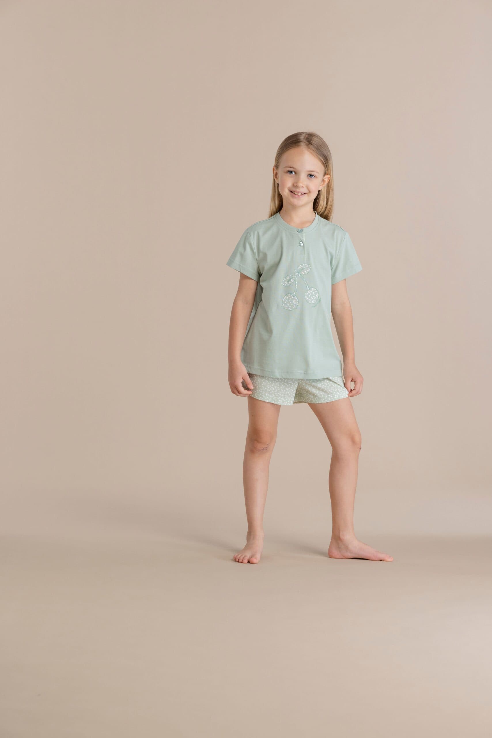 Pigiama bambina manica corta 100% cotone – Noi di notte 2515 - 3