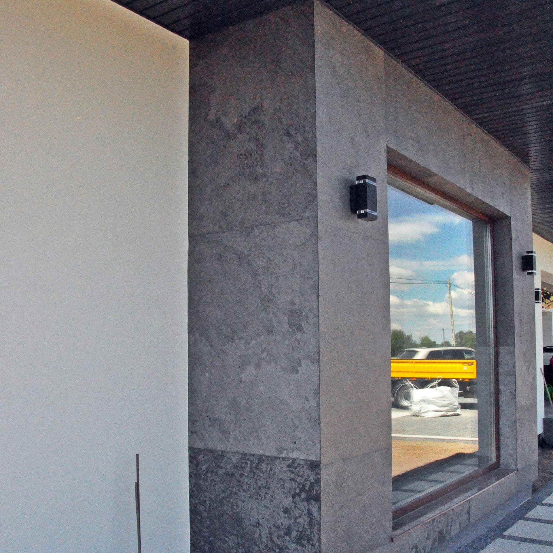 pannello rivoluzionario di Rivestimento interno-esterno in VERA PIETRA flessibile 280x122x0,3cm BERG - 22