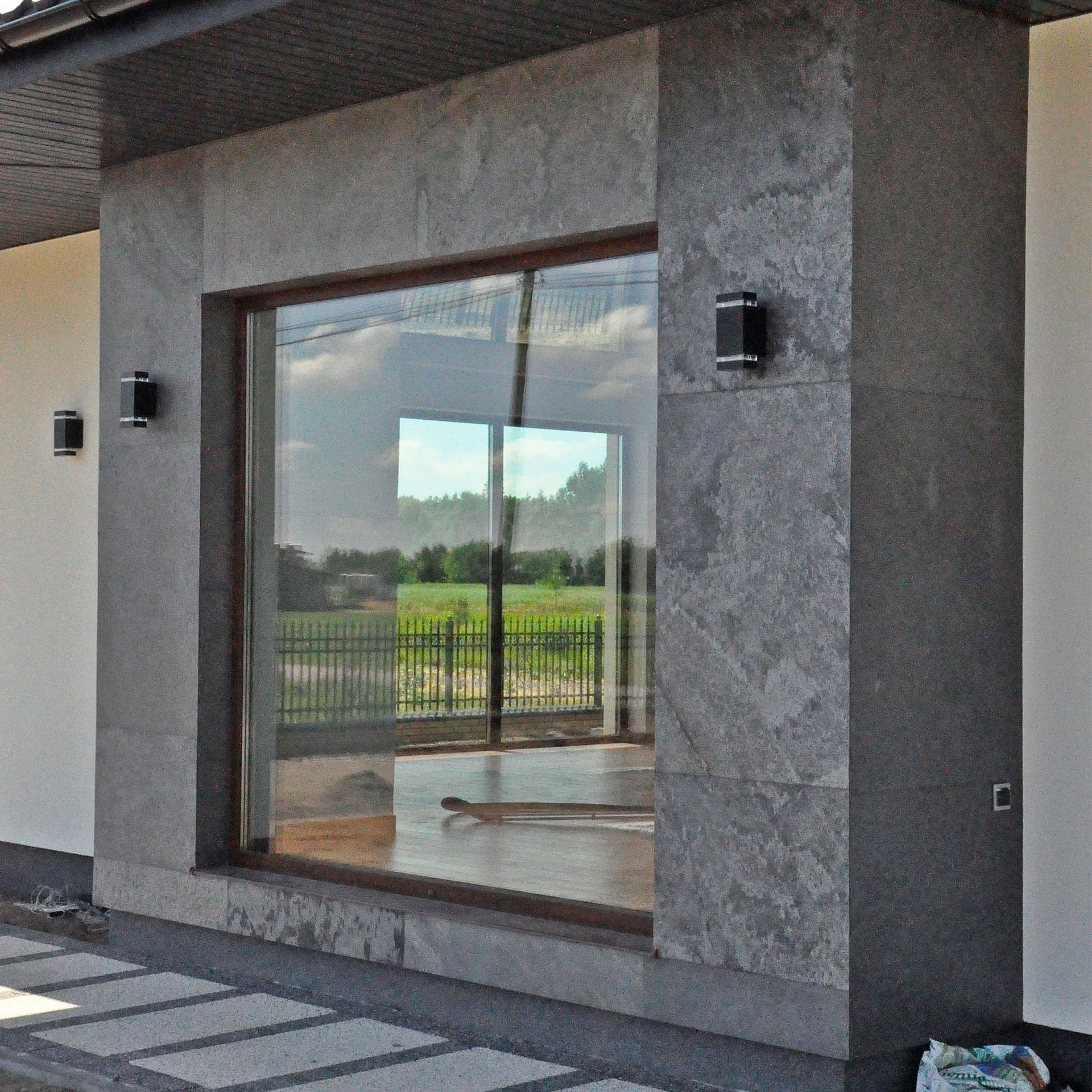 pannello rivoluzionario di Rivestimento interno-esterno in VERA PIETRA flessibile 280x122x0,3cm BERG - 23