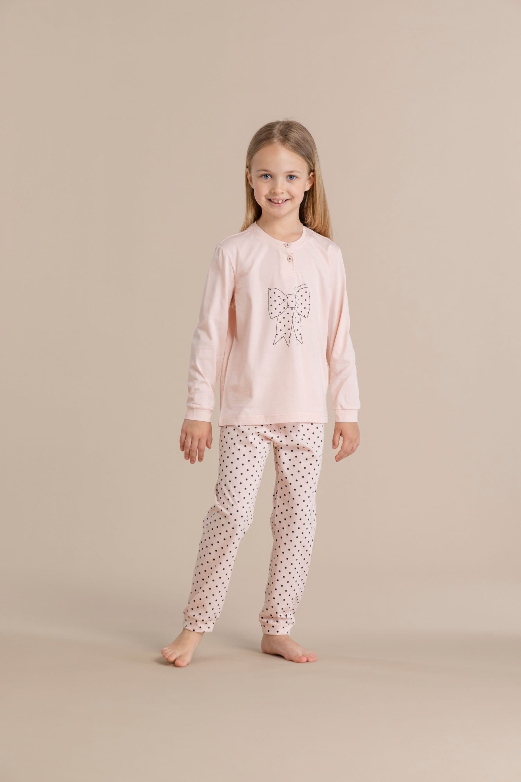 Pigiama bambina manica lunga 100% cotone – Noi di notte 2501 - 2