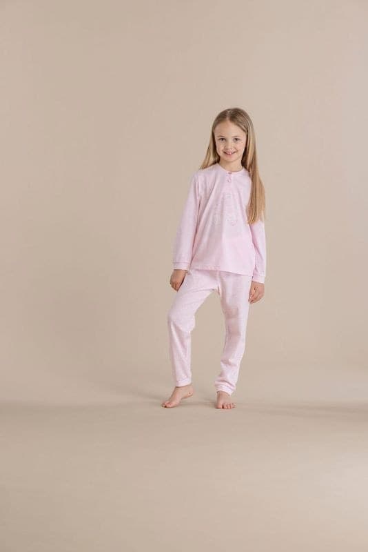 Pigiama bambina manica lunga 100% cotone – Noi di notte 2502 - 2