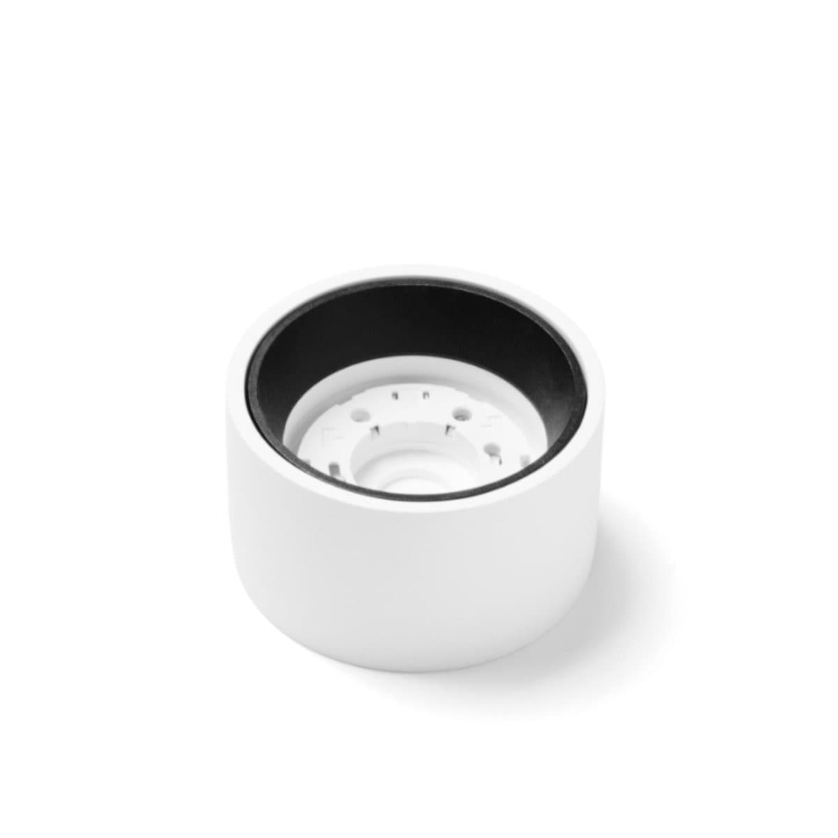 Plafoniera gesso Sforzin illuminazione NASSO tonda T422 GX53 LED alluminio soffitto - 2