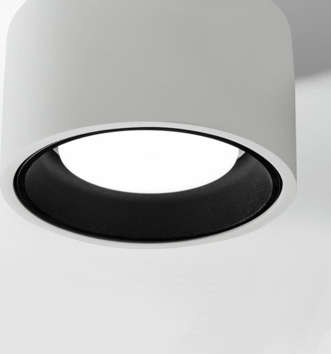 Plafoniera gesso Sforzin illuminazione NASSO tonda T422 GX53 LED alluminio soffitto - 4