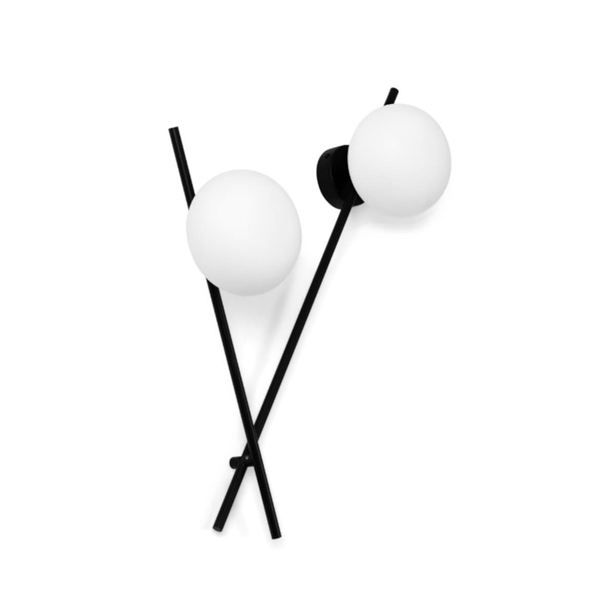 Applique moderna Miloox MIKADO 1744.175 1744.218 G9 LED metallo vetro - 17