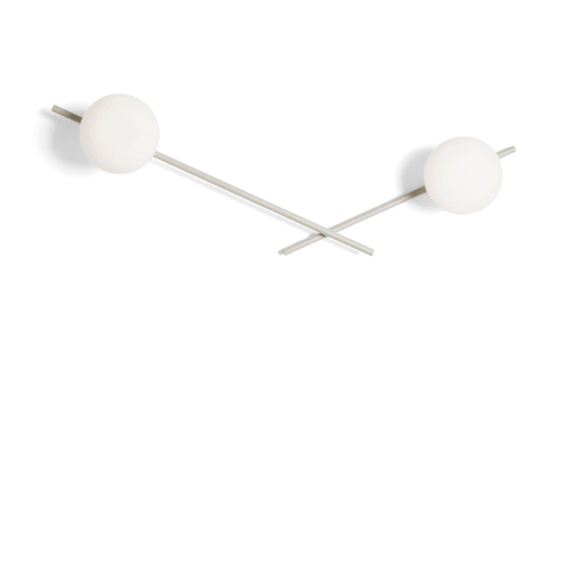 Applique moderna Miloox MIKADO 1744.376 1744.372 G9 LED metallo vetro - 13