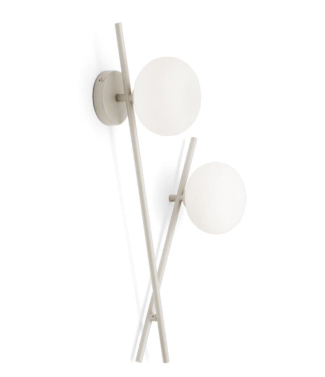 Applique moderna Miloox MIKADO 1744.376 1744.372 G9 LED metallo vetro - 15