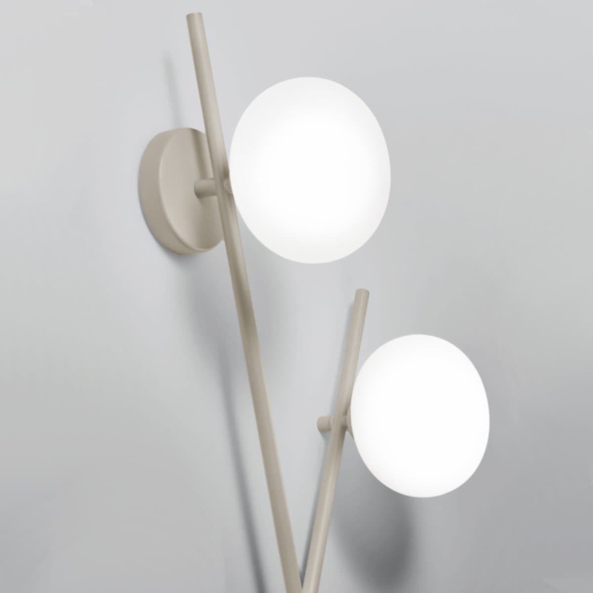 Applique moderna Miloox MIKADO 1744.376 1744.372 G9 LED metallo vetro - 18