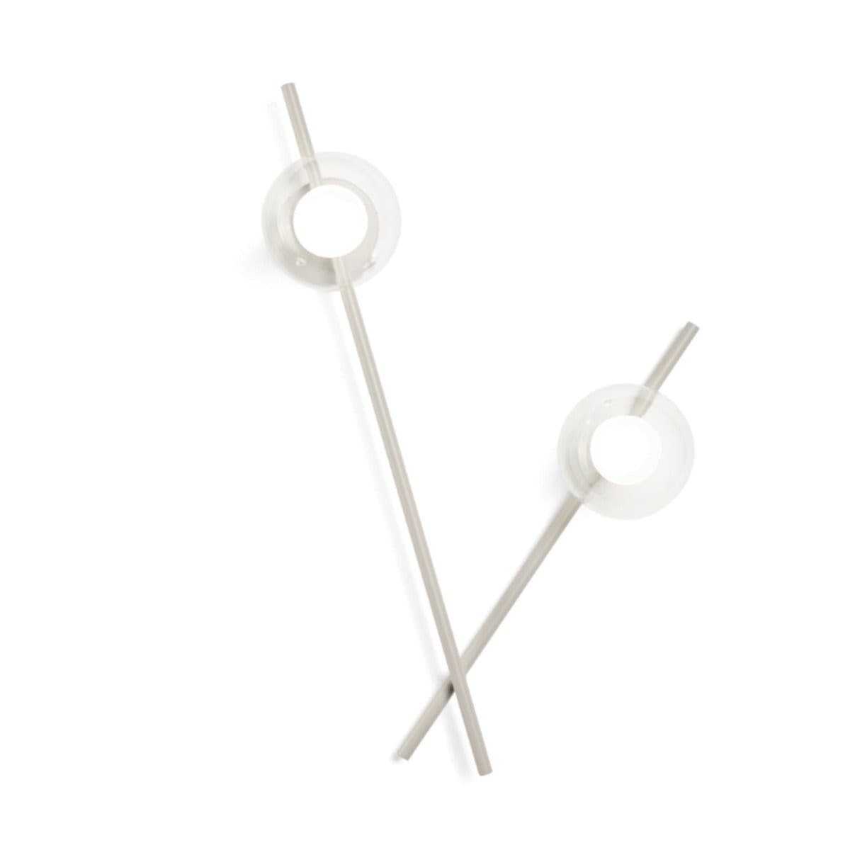 Applique moderna Miloox MIKADO 1744.376 1744.372 G9 LED metallo vetro - 3