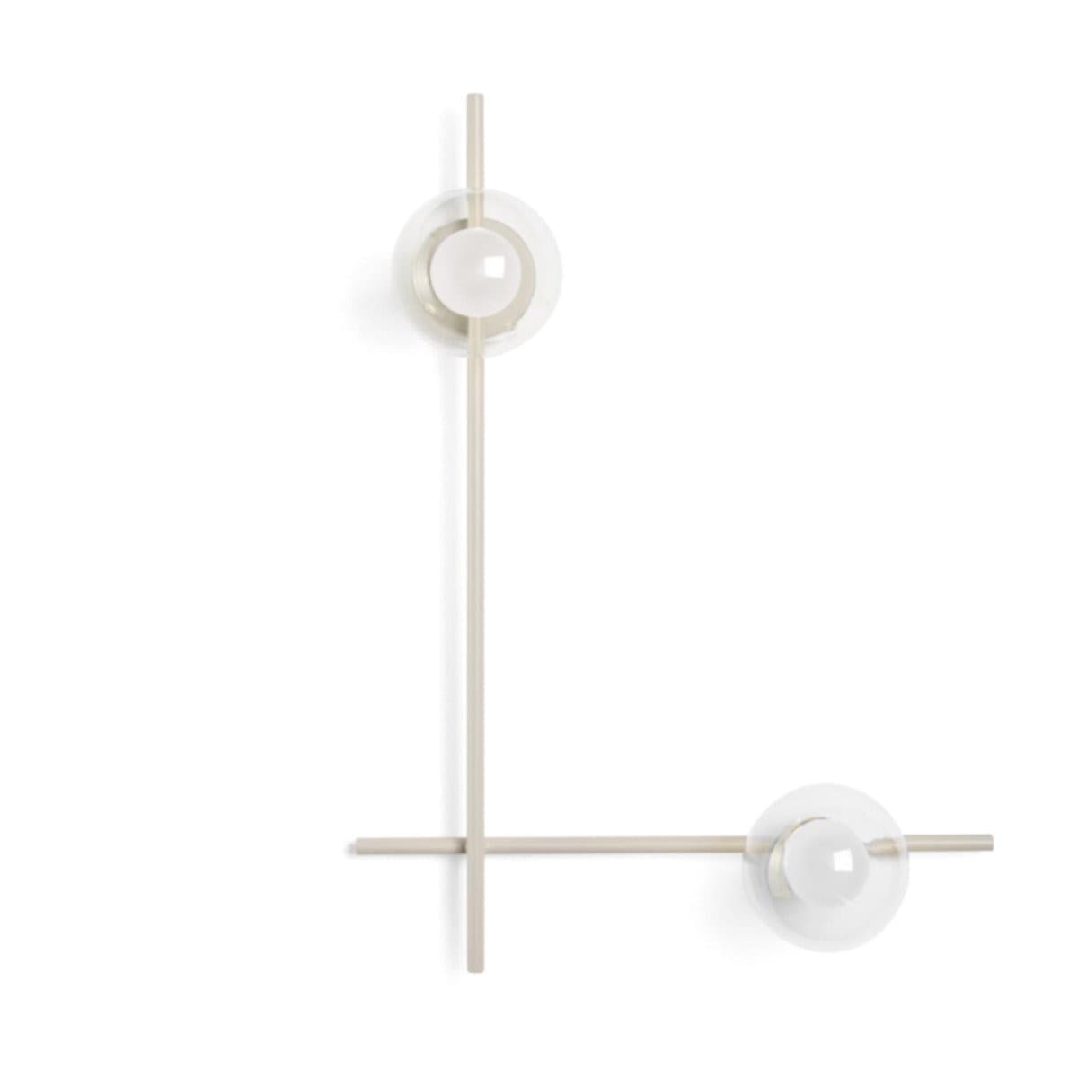 Applique moderna Miloox MIKADO 1744.376 1744.372 G9 LED metallo vetro - 4
