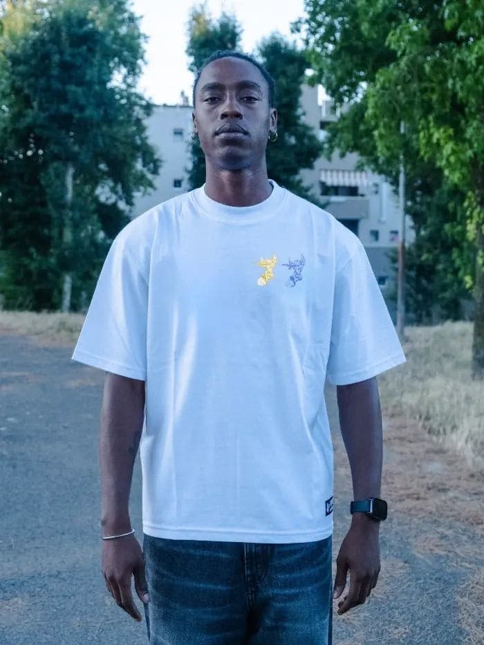 Boxy fit T-shirt 100% Cotone Wild & Free Horda Brand Streetwear
