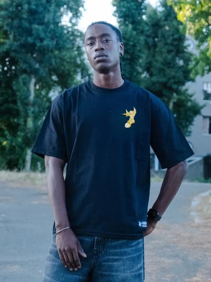 Boxy fit T-shirt 100% Cotone Wild & Free Horda Brand Streetwear