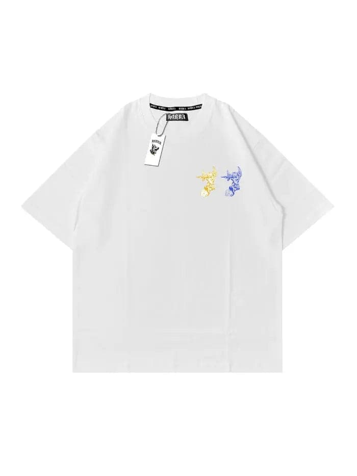 Boxy fit T-shirt 100% Cotone "Wild & Free" Horda Brand Streetwear