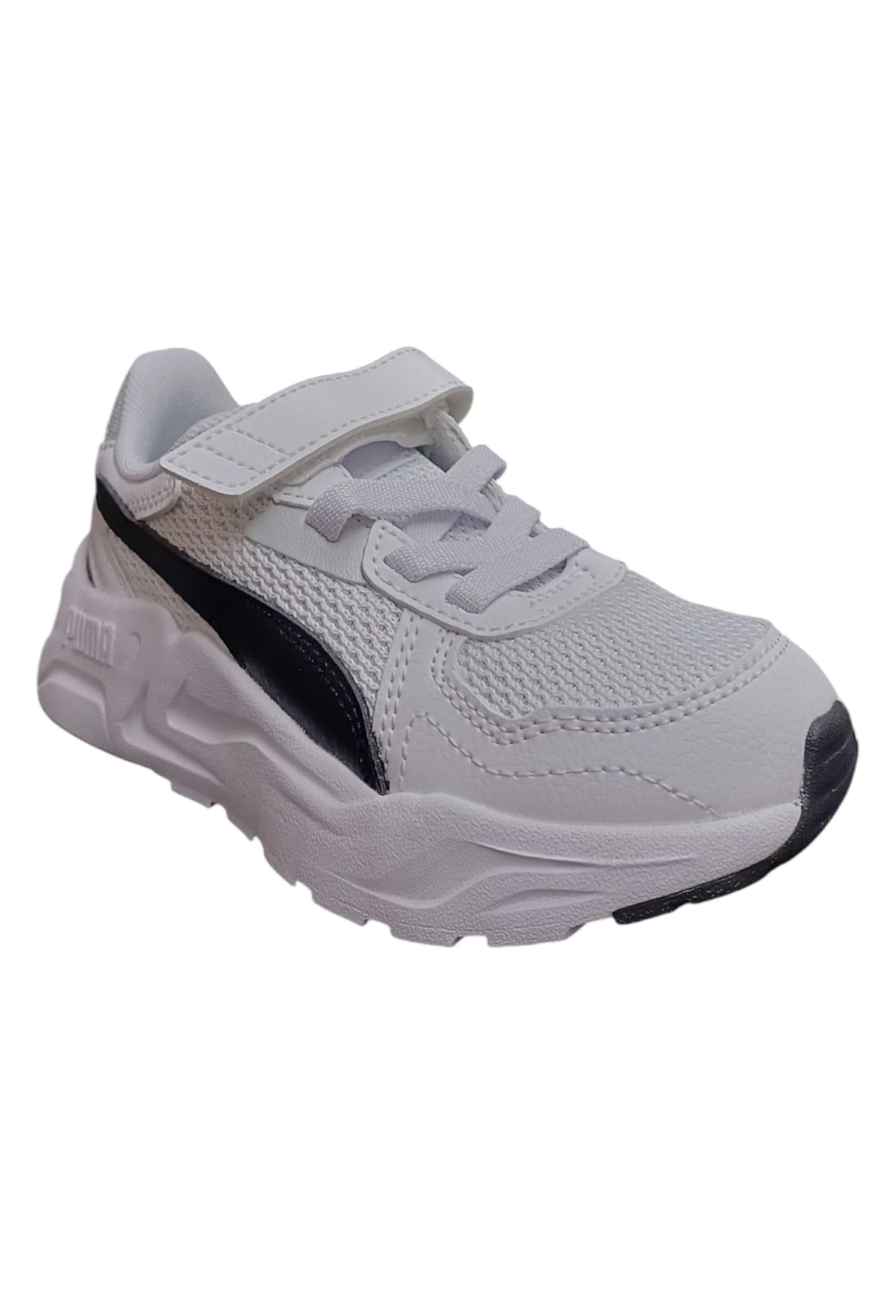 Scarpe sneakers Bambini e ragazzi PUMA TRINITY  bianco-nero laccio elastico e velcro in Sneaker casual Scarpetteria Gica - Trani, commercioVirtuoso.it