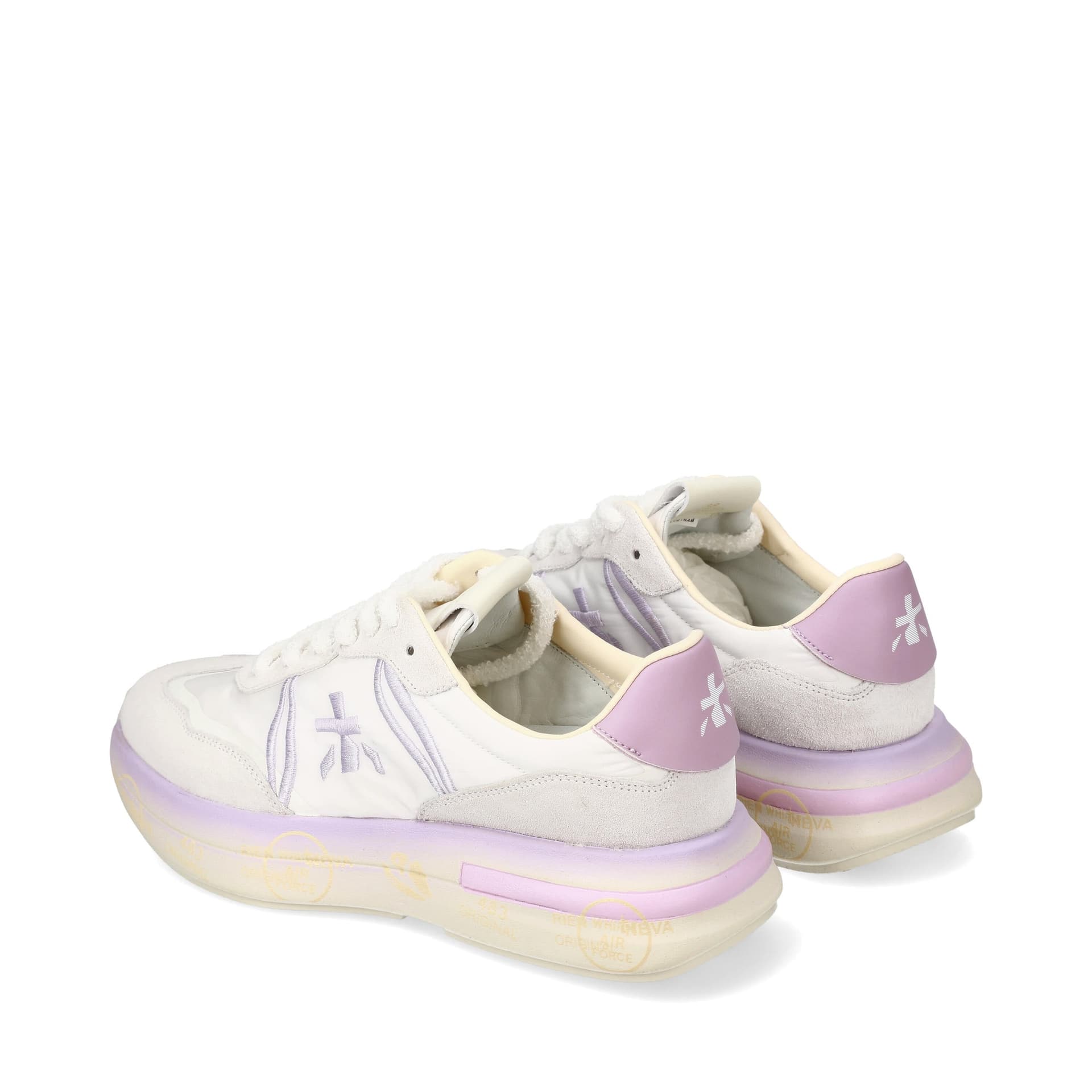 Premiata scarpa donna mod. cassie 7383 white - purple in Sneaker casual Broadway Red - Barletta, commercioVirtuoso.it