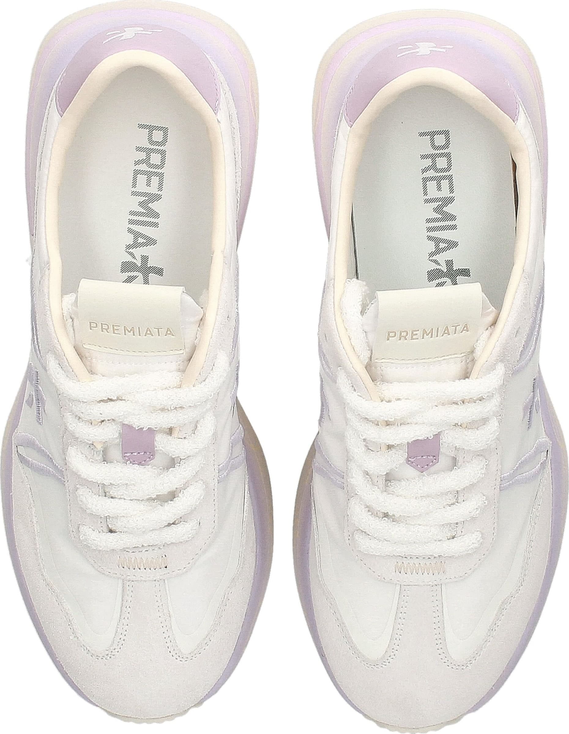 Premiata scarpa donna mod. cassie 7383 white - purple in Sneaker casual Broadway Red - Barletta, commercioVirtuoso.it