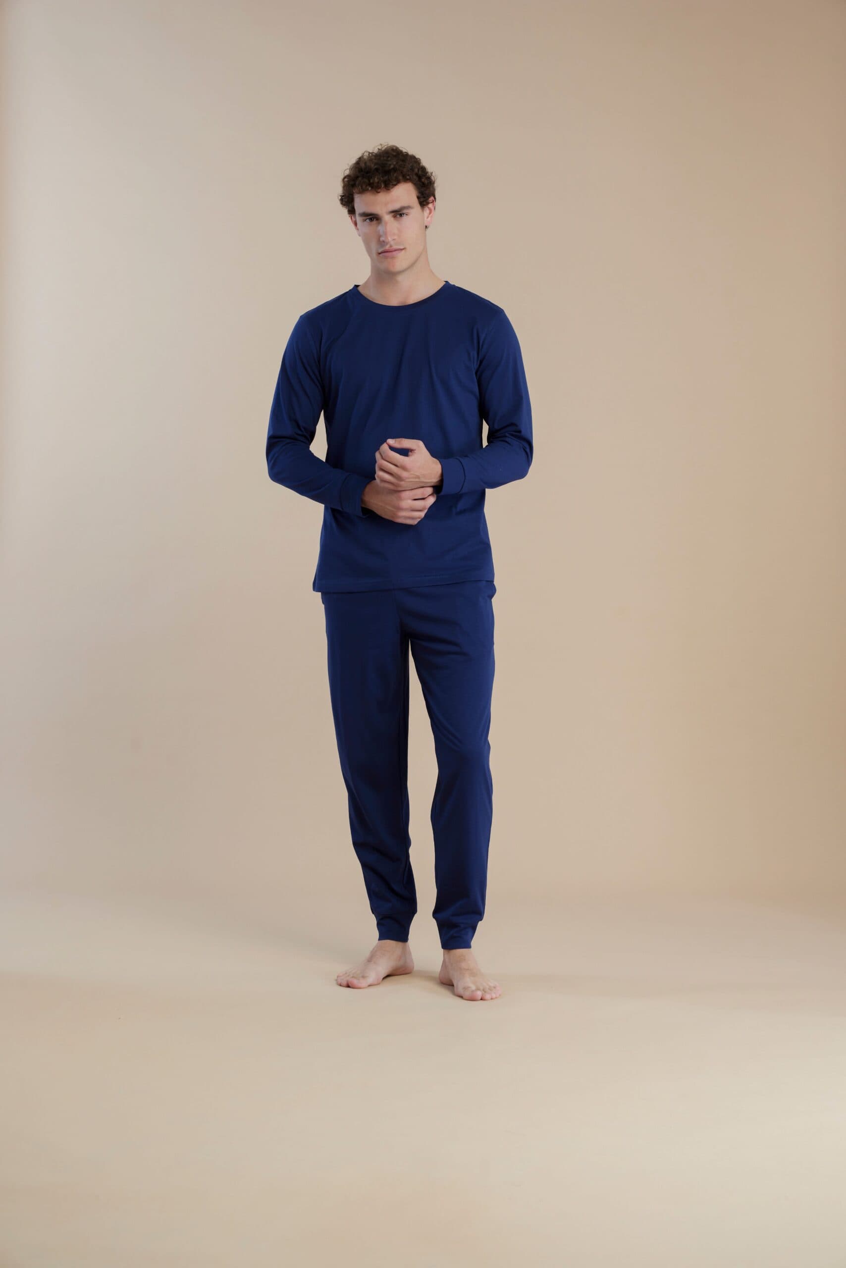 Pigiama uomo manica lunga 100% cotone – Noi di notte 3036 - 2