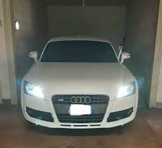 Coppia Luci Diurne Posizione Effetto LED P21W BA15S No Error per Audi TT 8J - 3