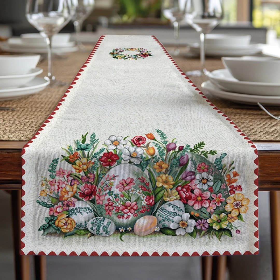 Runner pasquale in gobelin 45×140 cm – Dis. Pasqua 3 Vingi - 3
