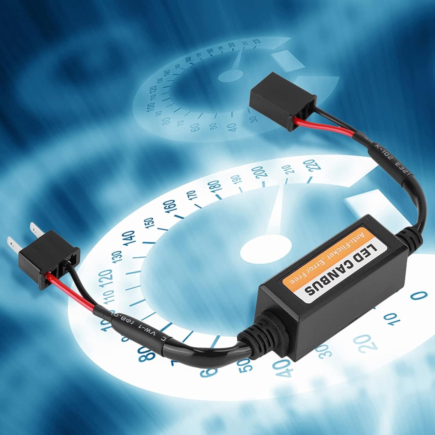 1 Filtro Led Warning Canceller Canbus Portalampada Resistenza Lampada H7 Kit - 4
