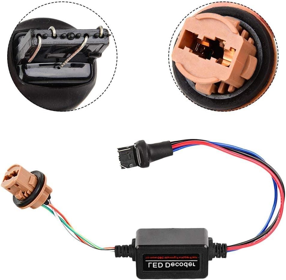 Filtro Canbus Portalampada T20 W27/5W Soluzione Completa per Eliminare Errori Spie e Intermittenza con Kit LED - 5