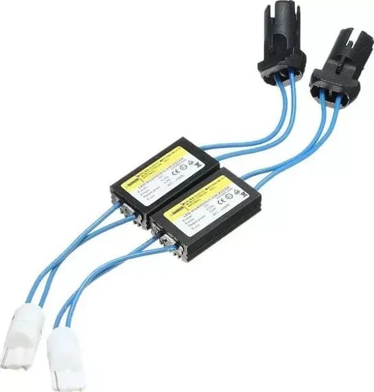 2 RESISTENZE LED CANBUS T10 W5W 12V AGGIUNTIVE SPEGNI SPIA POSIZIONE TARGA NO ERROR - 4