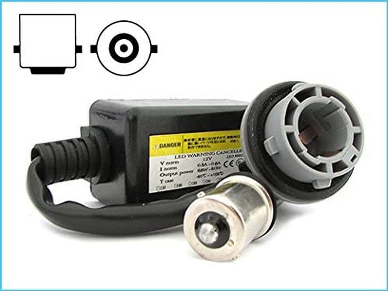 Filtro Portalampada BA15S P21W 12V con Resistenza Soluzione Completa per LED Senza Errori e Spie - 2