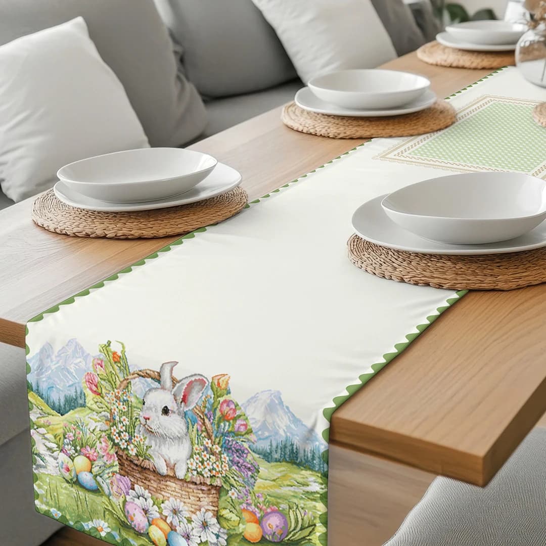Runner pasquale in gobelin 45×140 cm – Dis. Pasqua 6 Vingi - 3