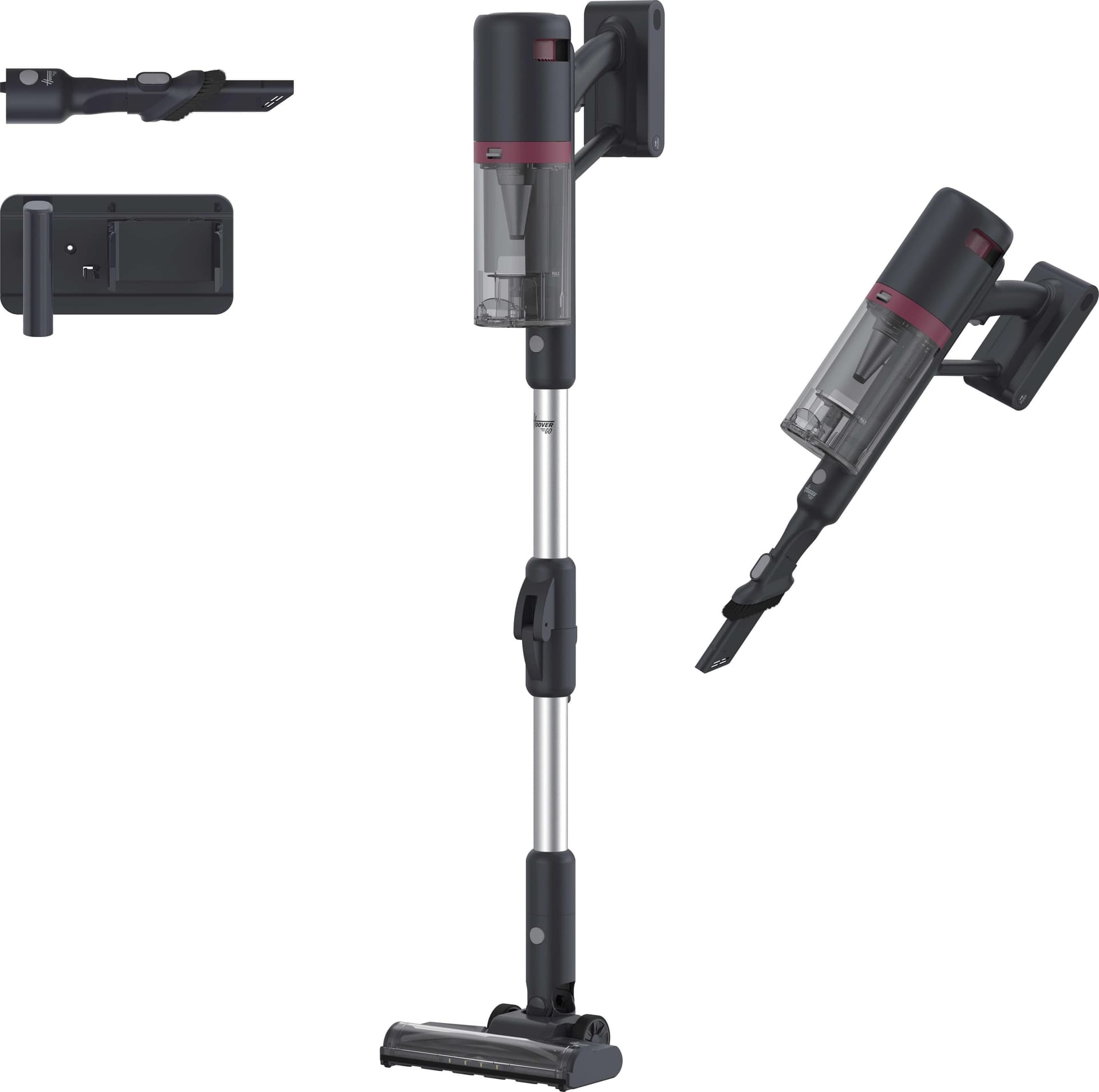 Hoover GO Aspirapolvere Portatile Senza Sacco 200w Magenta - 3