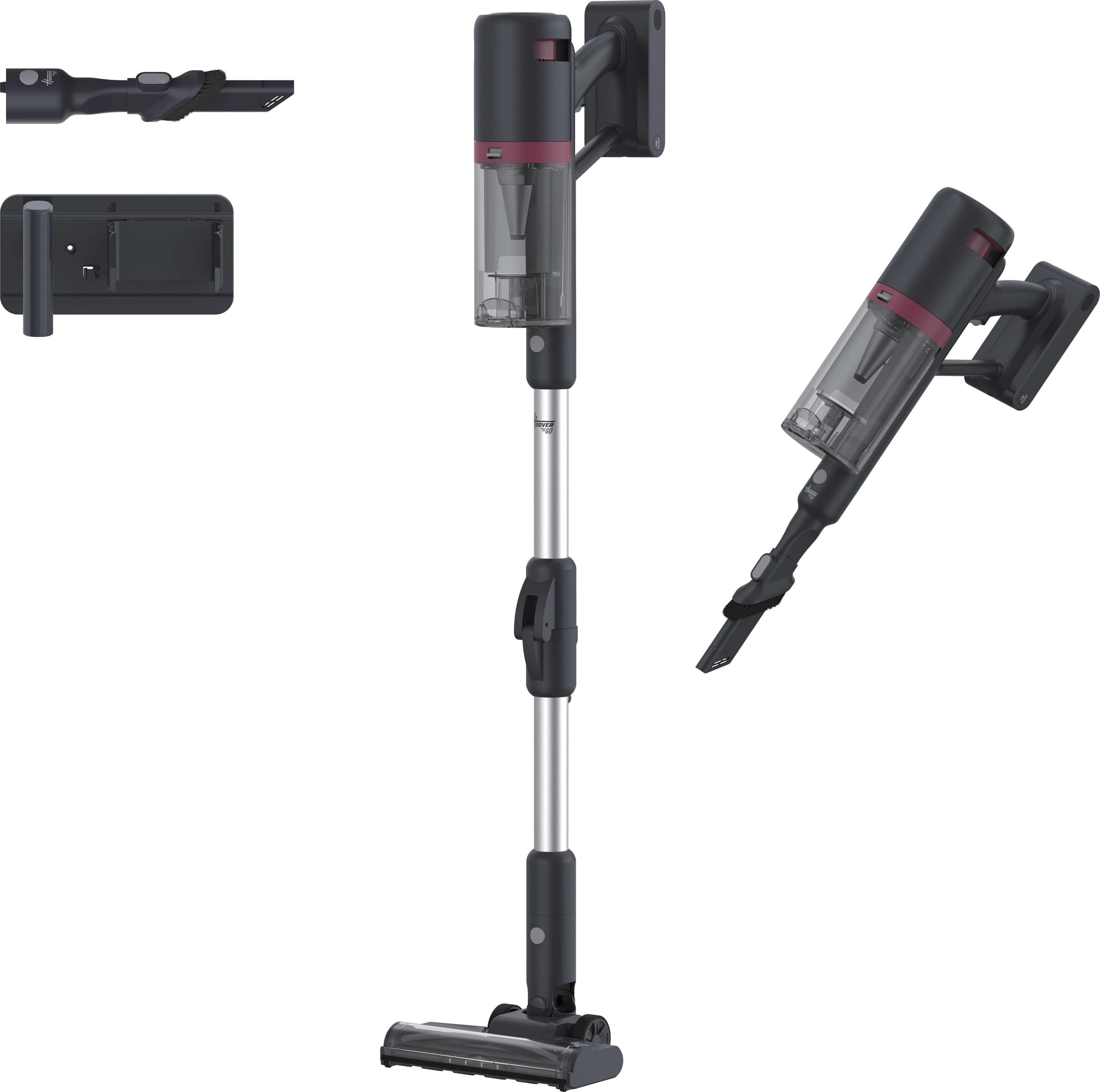 Hoover GO Aspirapolvere Portatile Senza Sacco 200w Magenta - 3