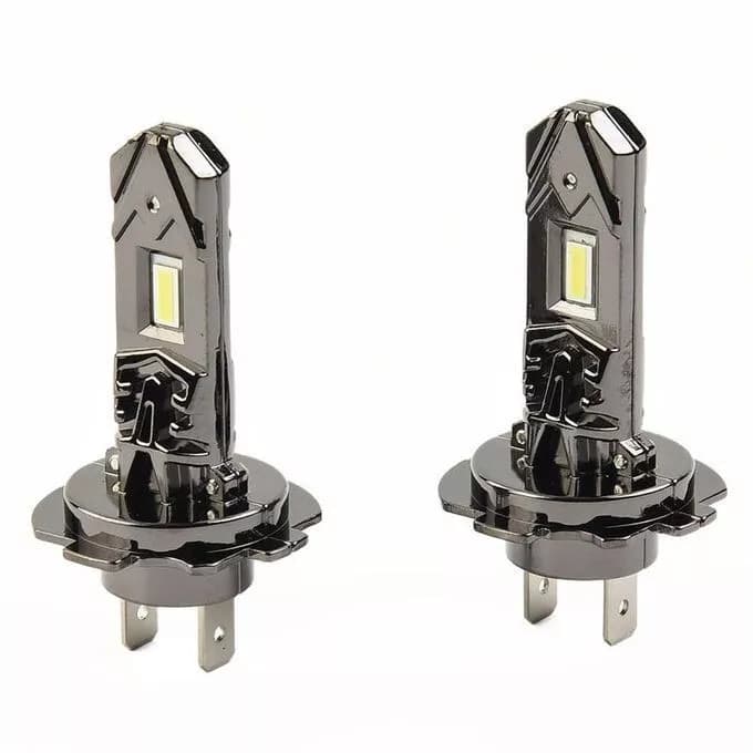 KIT LAMPADE H7 H18 1:1 LED PER AUTO 12V 50W 6000K FARI LAMPADINE MISURA ORIGINALE SUPERLUMINOSO FENDINEBBIA LUCI DIURNE - 5