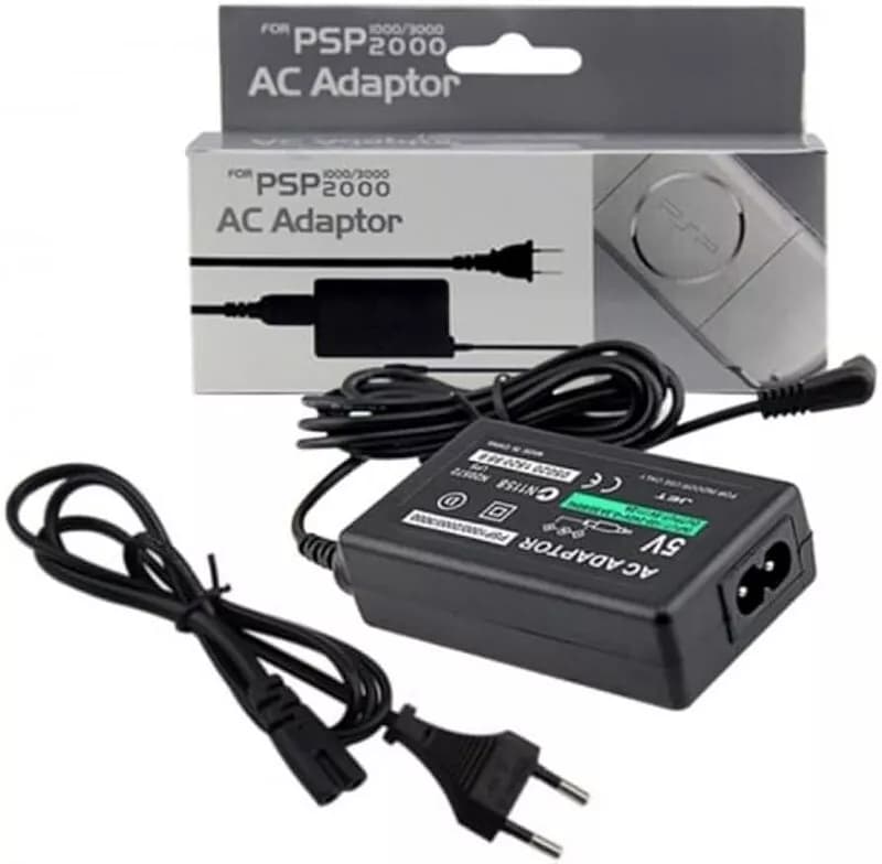 Caricabatterie Caricatore Alimentatore 5V Compatibile PSP/PSP Fat Slim Lite Sony Playstation - 3