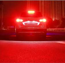 COPPIA LAMPADINE LED CON VENTOLA CANBUS NO ERRORE P21/5W 1157 BAY15D DOPPIO FILAMENTO ROSSO STOP - 2