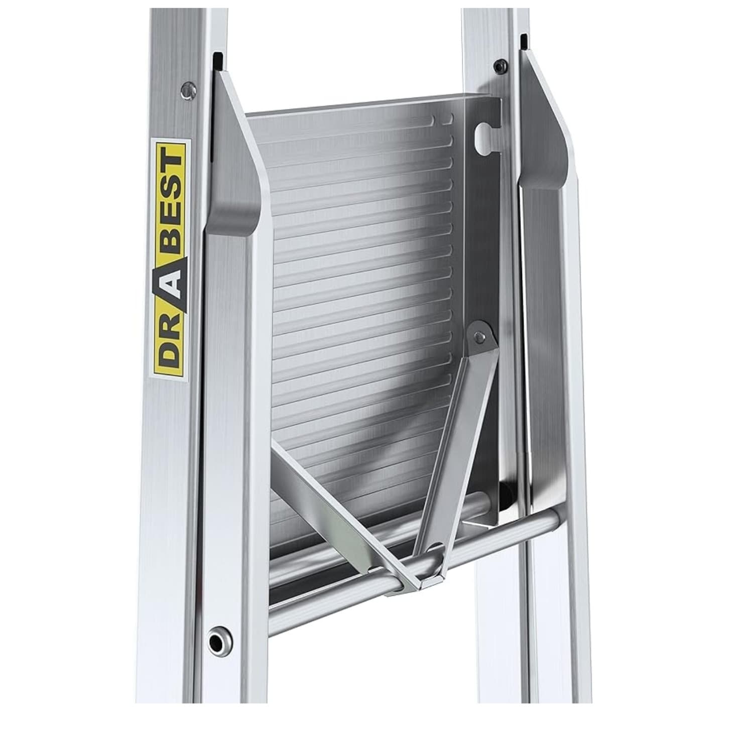 Drabest Scala Domestica In Alluminio A 7 Gradini Portata 125kg - 3