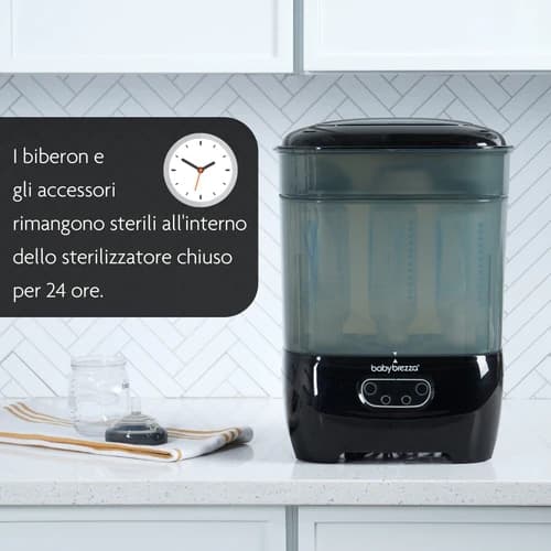 Sterilizzatore Baby Brezza One Step Sterilizer Dryer Advanced Black in Sterilizzatori La Casa Del Bebè - Napoli, commercioVirtuoso.it