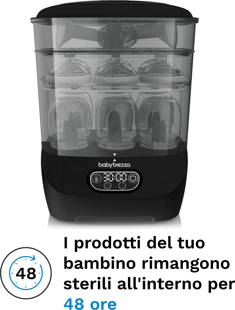Sterilizzatore Baby Brezza One Step Sterilizer Dryer Advanced Black - 8