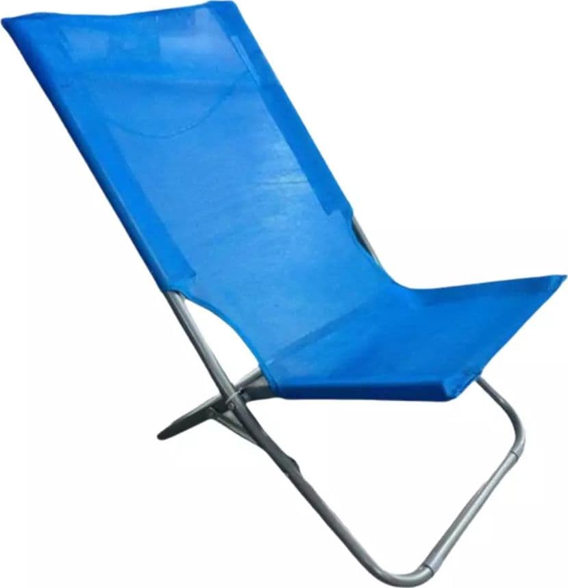 SPIAGGINA IN TEXTILENE BLU PIEGHEVOLE SEDIA PER MARE CAMPEGGIO 57X47X72 CM 281053 - 3