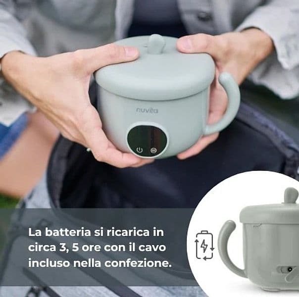 Scaldapappa NUVITA ricaricabile Pappa'n'Go - 2